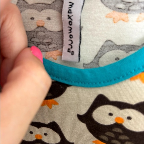 Maxomorra Scandi Organic Owl Dungarees Size 80 Age 9 12 Months - Picture 8 of 8